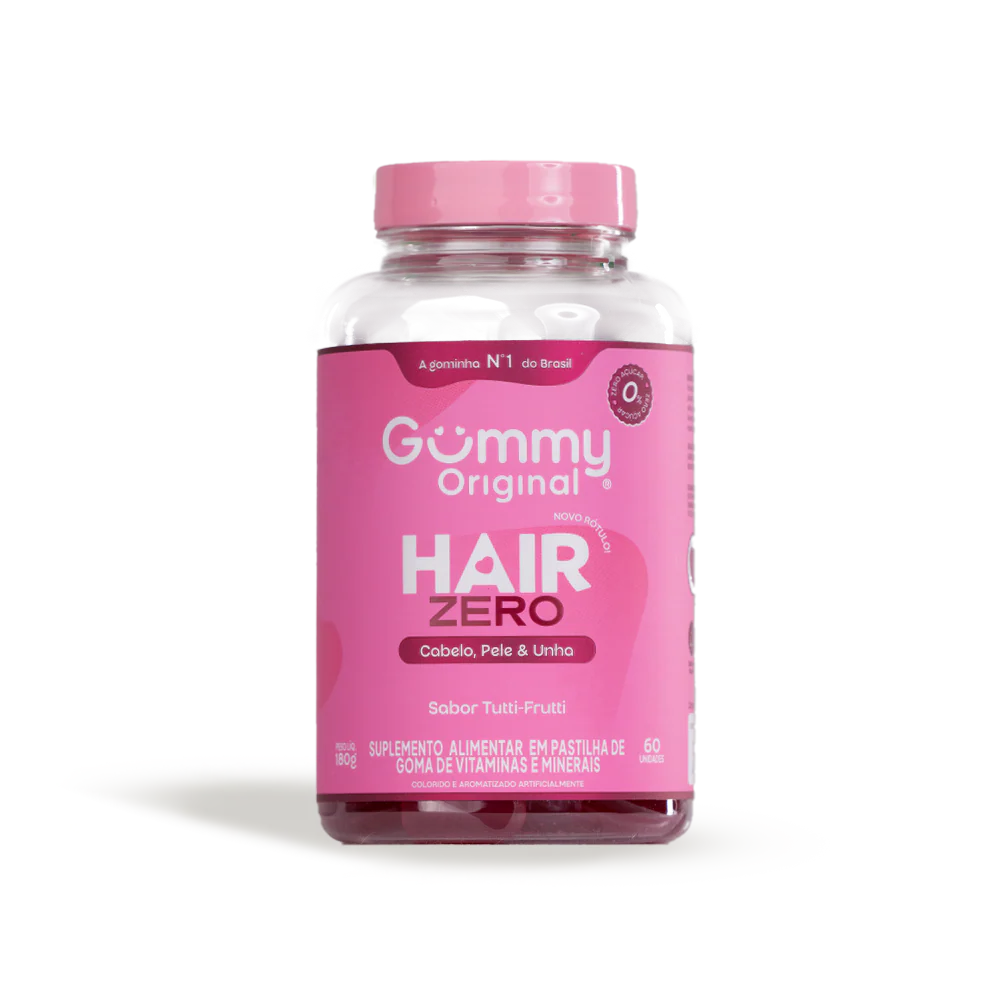 Gummy Hair® Zero Açúcar - Tutti-Frutti 180g