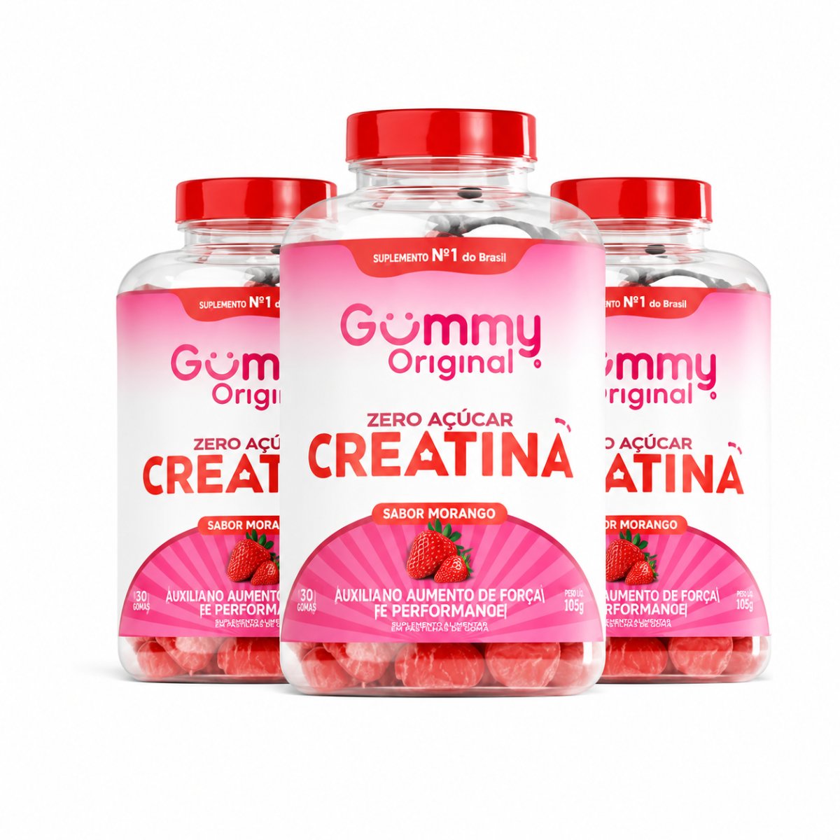 Kit Gummy® 3 Unidades Creatina