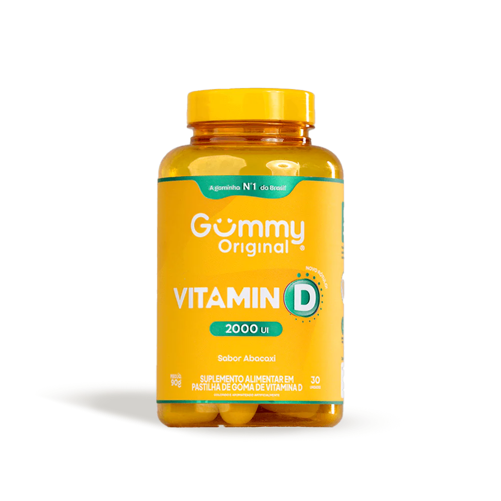 Gummy® Vitamina D 2000UI - Abacaxi 90g