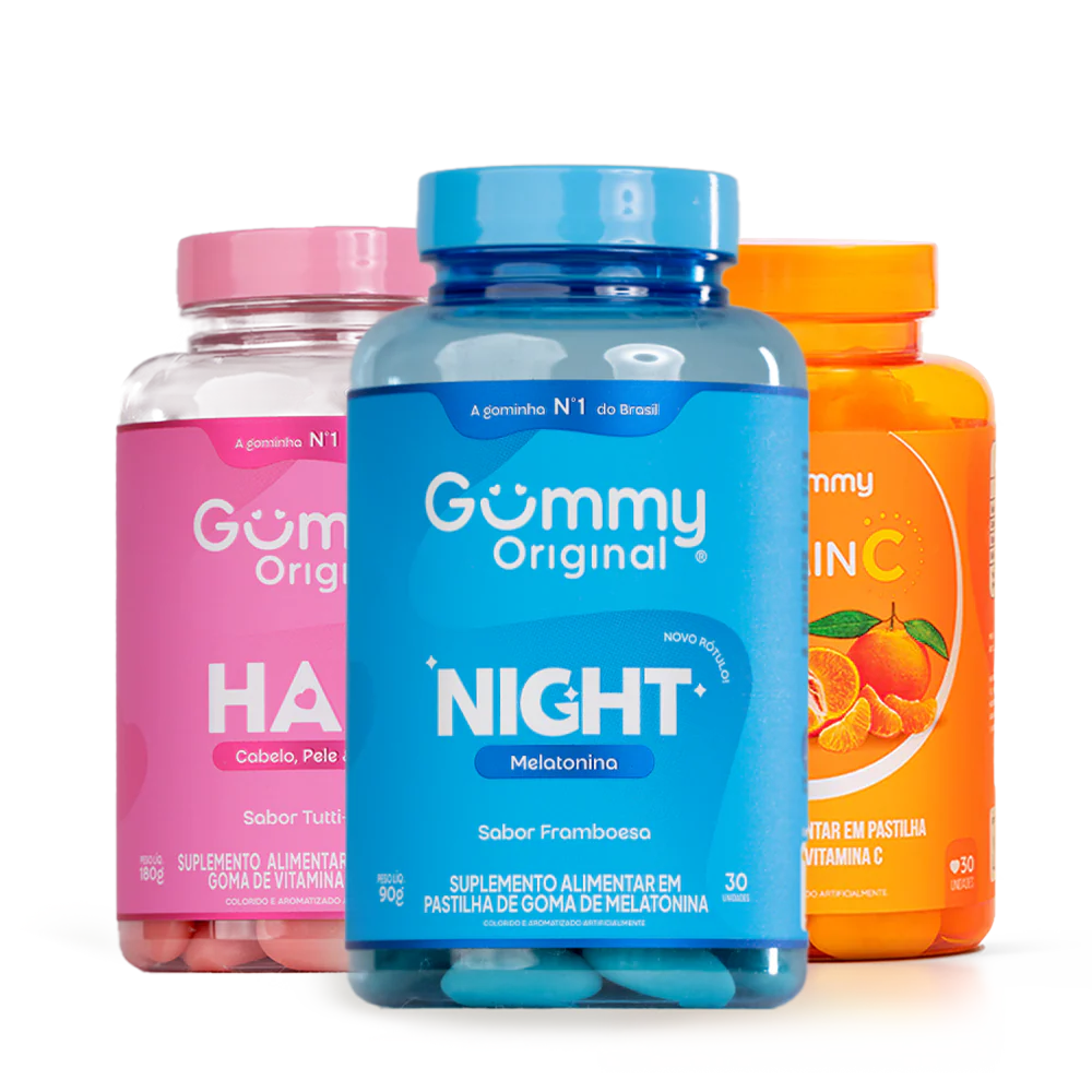 Kit Gummy® Trio Bem-Estar